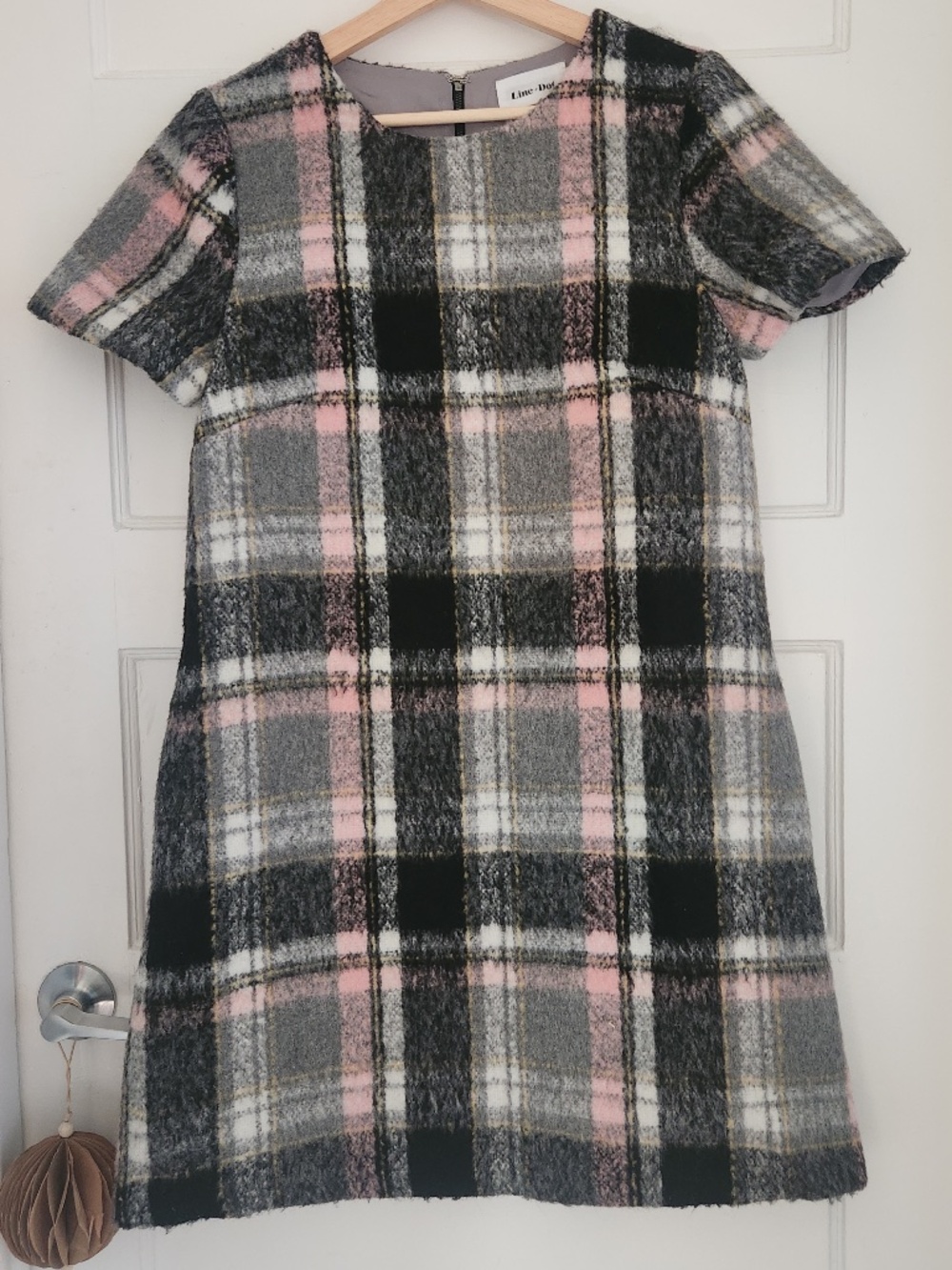 Plaid Shift Dress